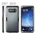 YOUMAKER Note 8 Case, Metallic Black Full Body Heavy Duty Protection Shockproof Slim Fit Case Cover for Samsung Galaxy Note 8 (2017 Release) Without Built-in Screen Protector (Metallic Black)