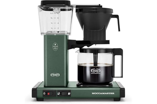 Technivorm Moccamaster 53923 KBGV Select 10-Cup Coffee Maker, Juniper, 40 ounce, 10-Cup, 1.25L