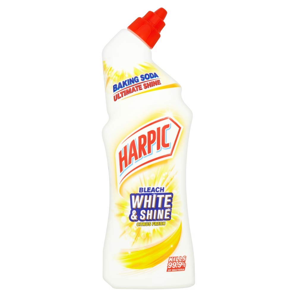 Harpic Toilet Cleaner Bleach White & Shine 750ml Original Amazon.co