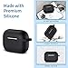 ESR Protective Cover for AirPods Pro Case, Bounce Carrying Case with Keychain for AirPods Pro Charging Case [2019 Release] [Visible Front LED] Shock-Absorbing Soft Slim Silicone Case Skin (Black)