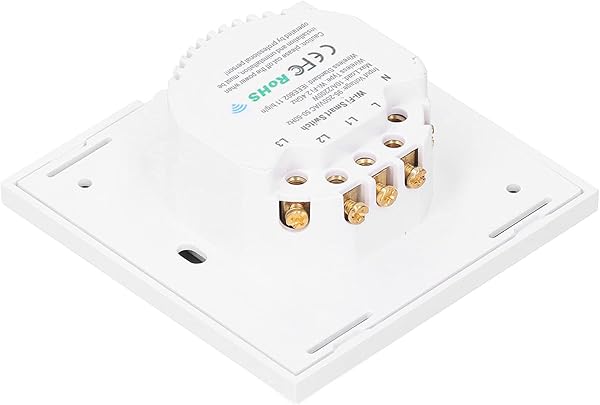 Smart Switch Smart WiFi Light Switch Funciona con Alexa Echo dot Google Home IFTTT Roqi y iOS Siri corriente nominal de 10A certificacin de producto CE FCC y ROHS enchufe del Reino Unido mate