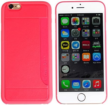 [Pink] Case Art Plus [Back Pocket Case] Card Holder PU Leather Case 0.3mm [Ultra Slim ] [Light Weight] For Apple iPhone 6 4.7"inches 03BPIP6PK