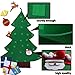kuosbiu DIY Felt Christmas Tree with 30pcs Ornaments, Xmas Gifts for Kids New Year Handmade Christmas Door Wall Hanging Decorations