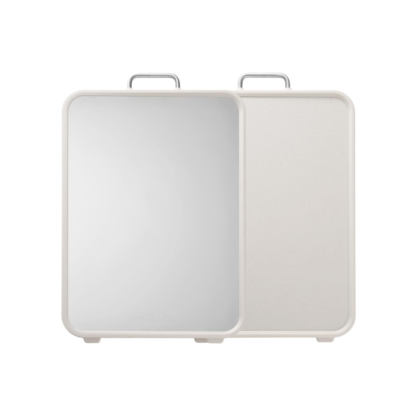 Photo 1 of ***Factory seal***
riwome Stainless Steel Cutting Board, Double Sided Cutting Boards for Kitchen, Stainless Steel and Wheat Straw PP Large Chopping Board.Dishwasher safe. (WHITE)