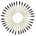 KingsArchery Crossbow Arrows Aluminum (36 Pack) 6 inch Bolts in Black and Gold for Hunting Crossbow Pistol Precision Target Arrow