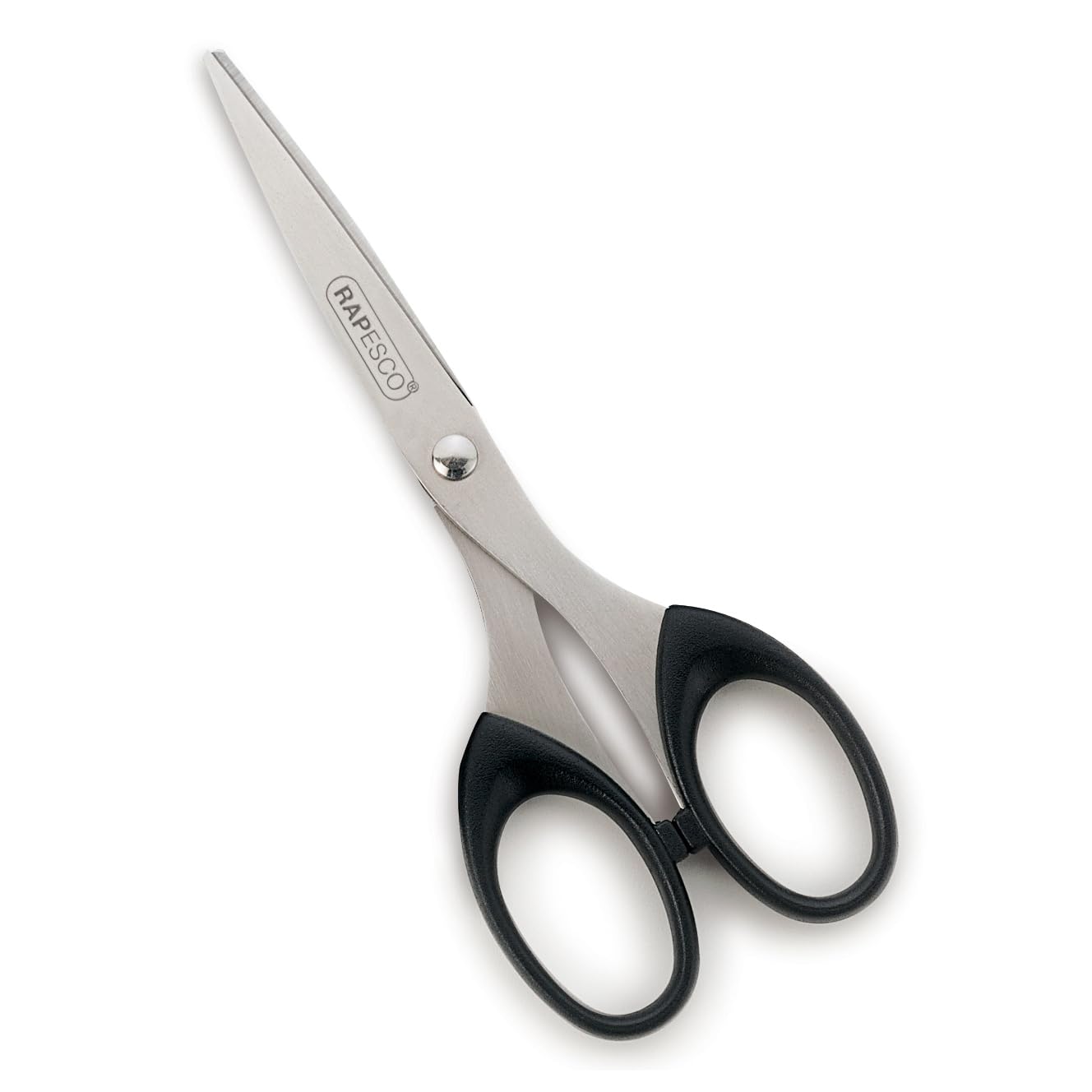Rapesco CS6RY0B1 Essential 16cm Stainless Steel Scissors, Black