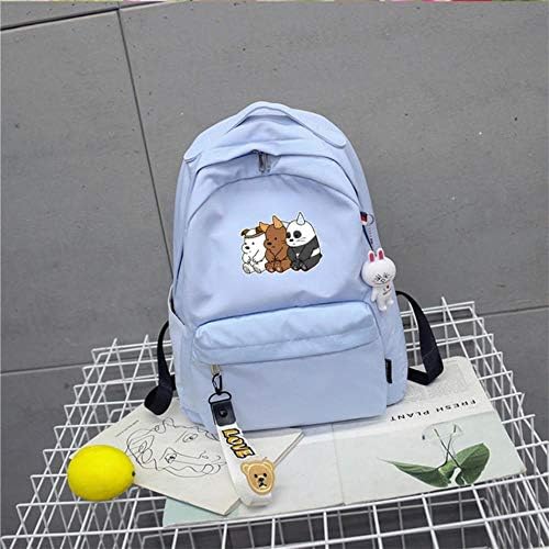 SWVV Cartoon Children we bare bears School backpack for Teenage students Child School Book Bags travel shoulder bag