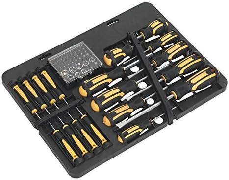 Siegen S01110 60pc Screwdriver Bit Set, Multicoloured, Variety Pack