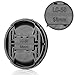ChromLives 58mm Lens Cap with Lens Cap Leash Hole Bundle Compatible with Nikon Canon DSLR Cameras (58mm)- 4 Pack