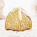 KAZIPA 50pcs Gold Floral Favor Boxes, 2