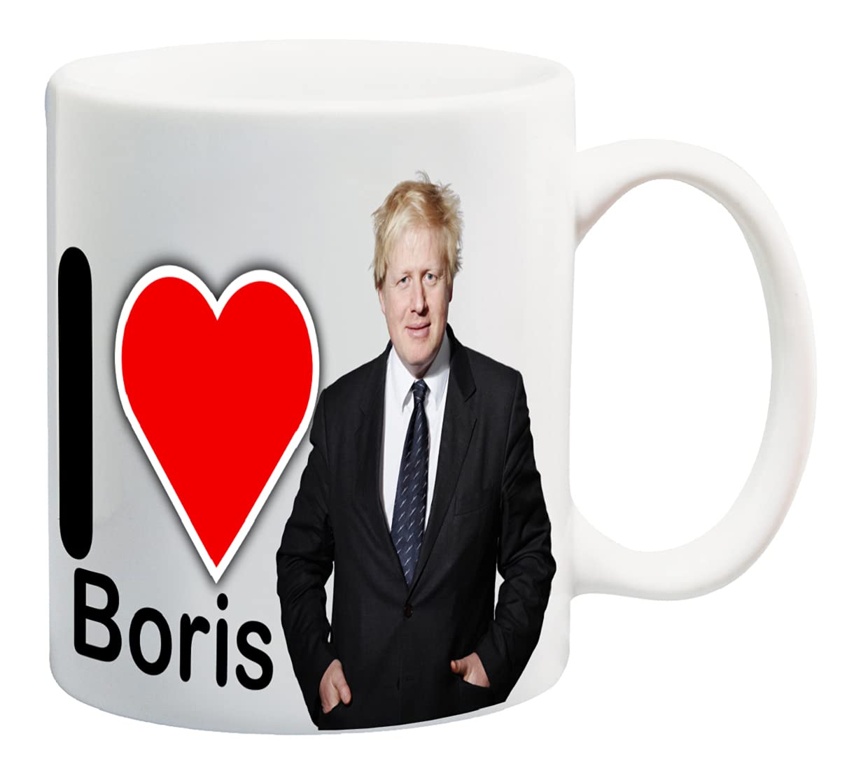 Partybitz I Love Boris Johnson 11oz Ceramic Mug