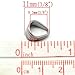Housweety 20PCs Silver Tone Stainless Steel Pinch Clips Bail Connectors Findings 11mmx9mm