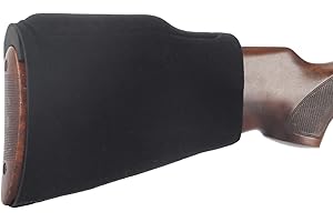 TOURBON Neoprene Adjustable Gun Stock Cheek Rest Pad Comb Raising Kit - Black
