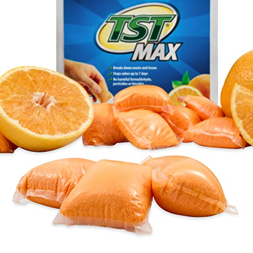 Camco TST MAX Camper/RV Toilet Treatment DropINs Control Unwanted Odors and Break Down Waste