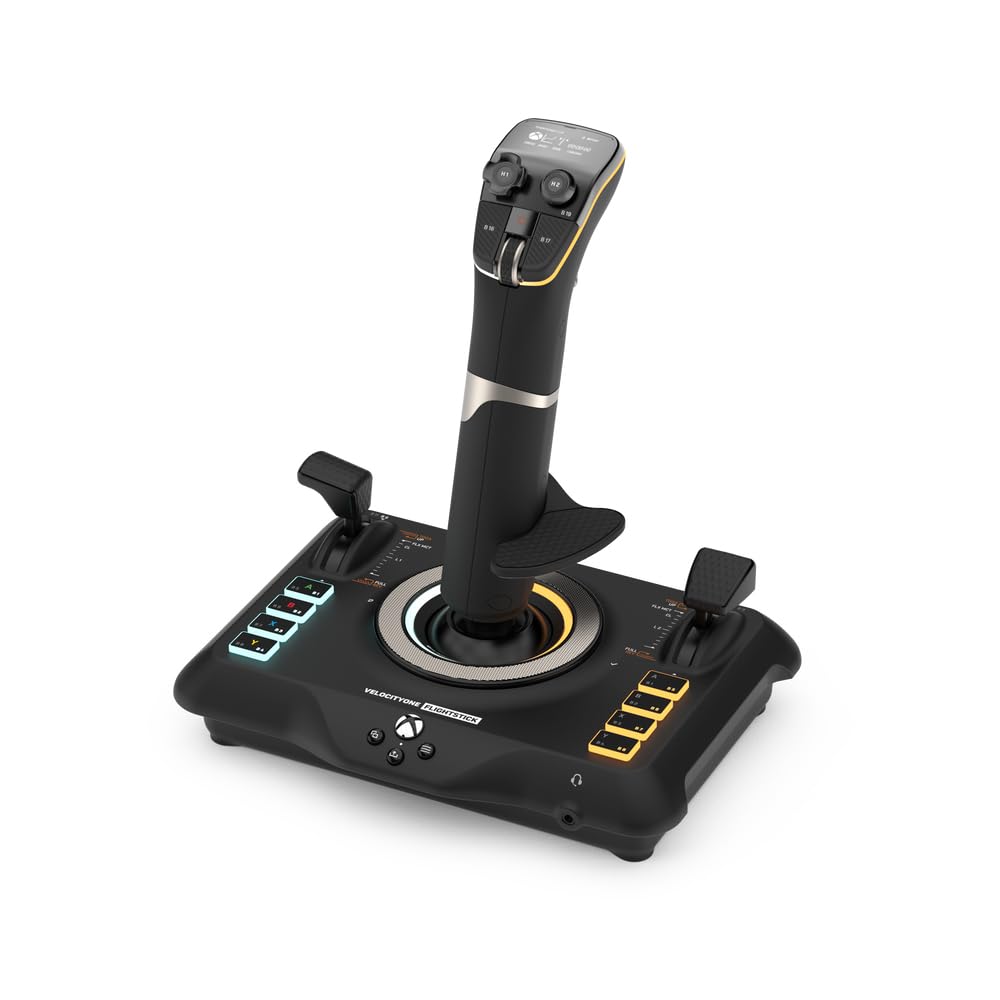 Photo 1 of Turtle Beach VelocityOne Flightstick Universal Simulation Controller Joystick for Air & Space Combat Simulation - Xbox Series X, Xbox Series S, Xbox One, Windows 10, and Windows 11 PCs
