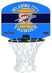 Spalding NBA Miniboard Oklahoma City 77-659Z Minicanasta, Unisex ...