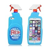 Bukit Cell Bundle: Bukit Cell Iphone 6 6S 4.7inches 3D Fresh Couture Spray Bottle Animal Cute Lovely Fun [ Not for IPhone 6 Plus] and Bukit Cell Metallic Stylus Touch Pen