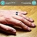 Unii Mens silicone wedding band men | Silicone Wedding Ring | Rubber Wedding Rings for Men | Mens Rubber Wedding Band | Thin Groove Ring 7mm Wide | Rubber Ring Men for Work, Sport, Workout