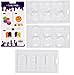 Halloween Chocolate Candy Molds - 3-Pack Decorating Molds for Halloween Parties, Holiday Theme Molds for Chocolate, Gummy Candy, Assorted Designs Including Spider Web, Pumpkin, Tombstones