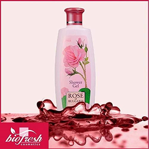 Bio-Fresh Rose of Bulgaria Shower Gel for Women with rose water 330 ml, White, 330 ml (Pack of 1) - Image 3