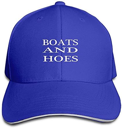 JZNEW Boats and Hoes Running Unisex Peaked Cap Baseball Hat Royalblue