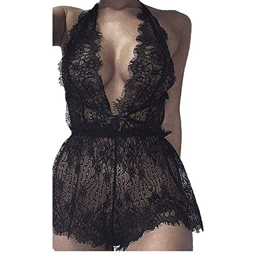 Women's Bra, Orangeskycn Newest Style Women Lace Bralette Bra Top Lingerie Dress (XL, Black)