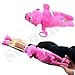SinoArt 6pcs Set Slingshot Flingshot Animal Toy for Kids Screaming Flying Sock Plush Animals Monkey Chicken Pig Cow Duck Frog