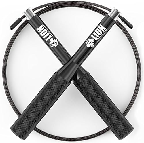 Lion Professional Aluminum Jump Rope for Crossfit, MMA, Boxing, Martial Arts and Fitness