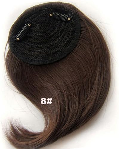 #8 Synthetic Hair Clip In/On Side Hair Fringe/Bangs
