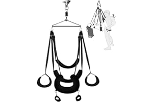 Sex Swing 360 Degree for Adults Couple Sex Toys Furniture Chair with Comfortable Pillow BDSM Restraining Bondage Set Strong A