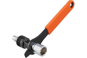 Crank Puller Tool and Bottom Bracket Remover Kit, 20 Tooth Spindle Square Taper Extractor for Bike Crank Arm Removal with 24m