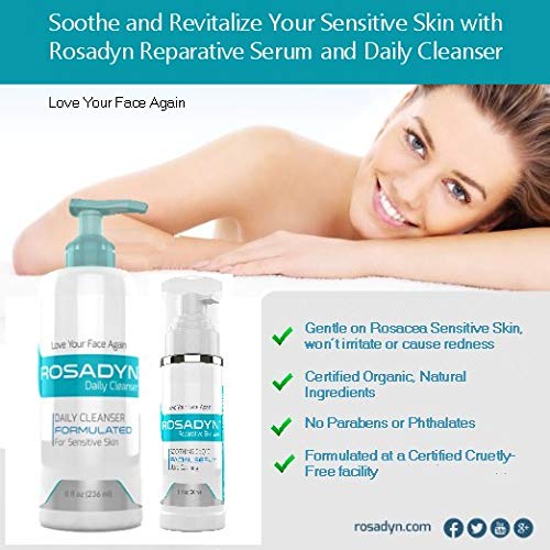 Rosacea Treatment Supplement by Rosadyn Relief for Face & Nose