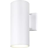 ZUUKOLE Outdoor Wall Light, Exterior Lighting - ETL Listed, Die-Casting Aluminum Waterproof Wall Mount Cylinder Design - Up D