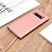 For Samsung Galaxy Note 8, Mchoice Luxury Smart Window Sleep Wake UP Flip Leather Stand Holder Case Cover for Samsung Galaxy Note 8 (Rose Gold)