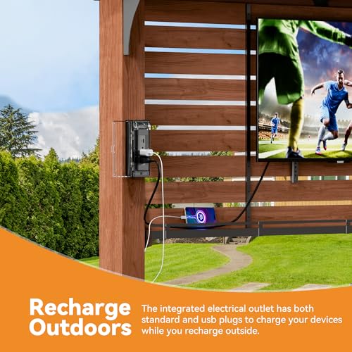 MODERNSHADE Cedar Bar Gazebo Review: 6.5x8 ft Outdoor Entertainment Center with TV Mount image 21