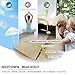 NICETOWN Small Kitchen Windows Curtains - Blackout Functional Thermal Insulated Window Treatment Curtains/Drapes, Home Decoration (Biscotti Beige, 2 Panels, 42W by 36L + 1.2 inches Header)