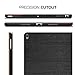 MoKo Case Fit iPad Pro 10.5 2017 - Premium Light Weight Stand Folio Shock Proof Cover Protector Fit Apple iPad Pro 10.5 Inch 2017 Released, Dark Gray & Orange (with Auto Wake/Sleep)