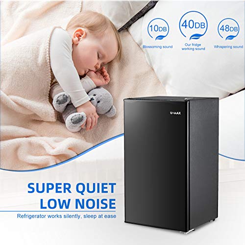 DNYKER Compact Refrigerator Energy Star Single Door Fridge Mini Fridge