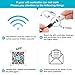 Nexlux WiFi Wireless LED Smart Controller Alexa Google Home IFTTT Compatible,Working with Android,iOS System,RGBW Strip Lights DC 12V 24V(No Power Adapter Included)