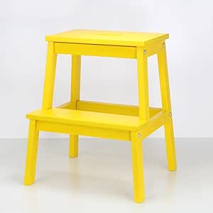 Taburete Escaleras portátiles de Madera Taburetes pequeños de pie