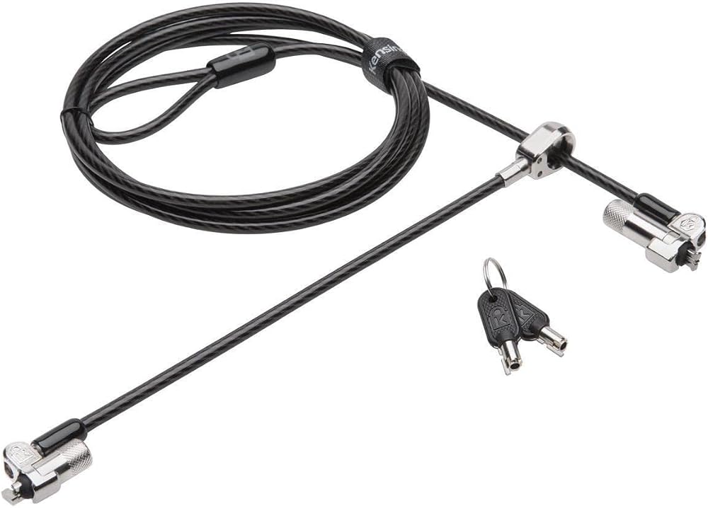 Kensington K64448WW NanoSaver Dual Head Lock Keyed