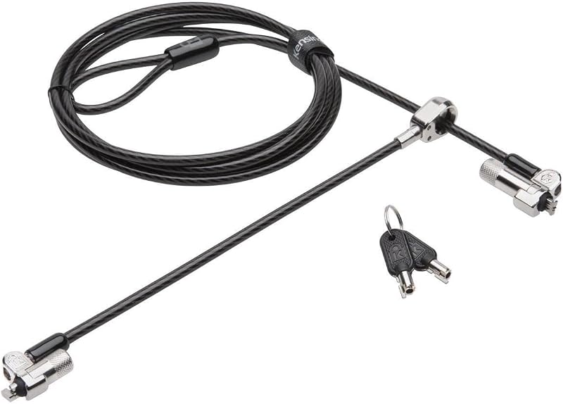 Kensington K64448WW NanoSaver Dual Head Lock Keyed