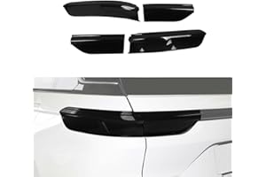 Hoolcar Tail Light Lamp Cover Guard Taillight Trim Bezel Frame Decor Exterior Accessories Compatible with Jeep Grand Cherokee 2021-2023, Smoked Black