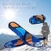 Gel Sports Orthotic Insoles for Shock Absorption, Heel Protection, Plantar Fasciitis Relief, Men and Women Shoes Insole (Blue,5-10,1 Pair)