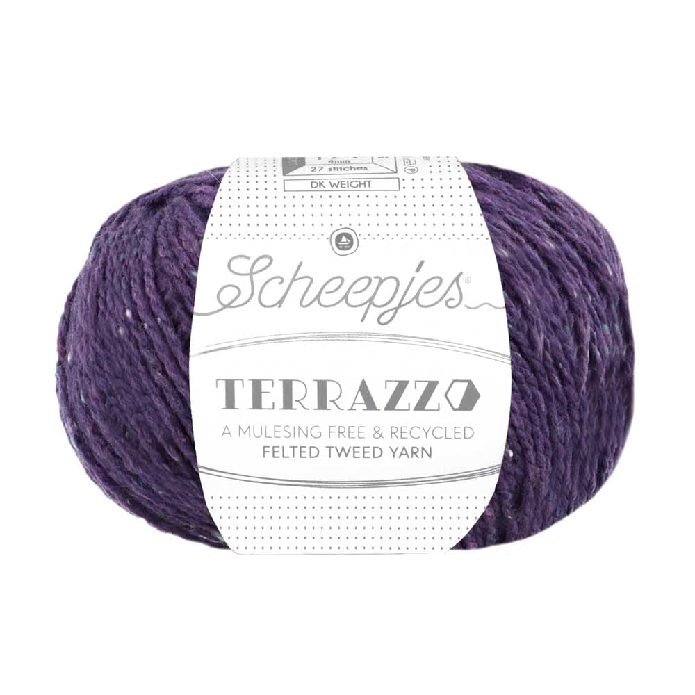 Scheepjes - Scheepjes Terrazzo 730 Melanzana Yarn - 1x50g
