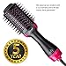 HAIR DRYER BRUSH KIT INCLUDES ELECTRIC ONE STEP HOT AIR BLOW DRY VOLUMIZER AND STRAIGHTENER STYLER BRUSH FOR CURLING, DRYING HAIR FASTER THEN BLOWDRYER ALONE. COMBINES COMB WITH HAIRDRYER, IONIC TECH.