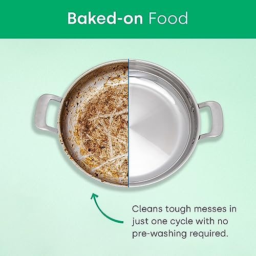 Dropps Dishwasher Detergent Pods Lemon 120 Count Cuts Grease & Fights Stuck On Food For