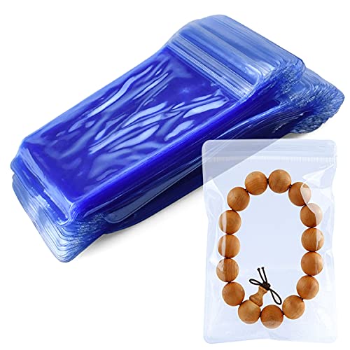 PVC Clear Jewelry Anti Oxidation Zipper Bag 100 PCS Anti Tarnish