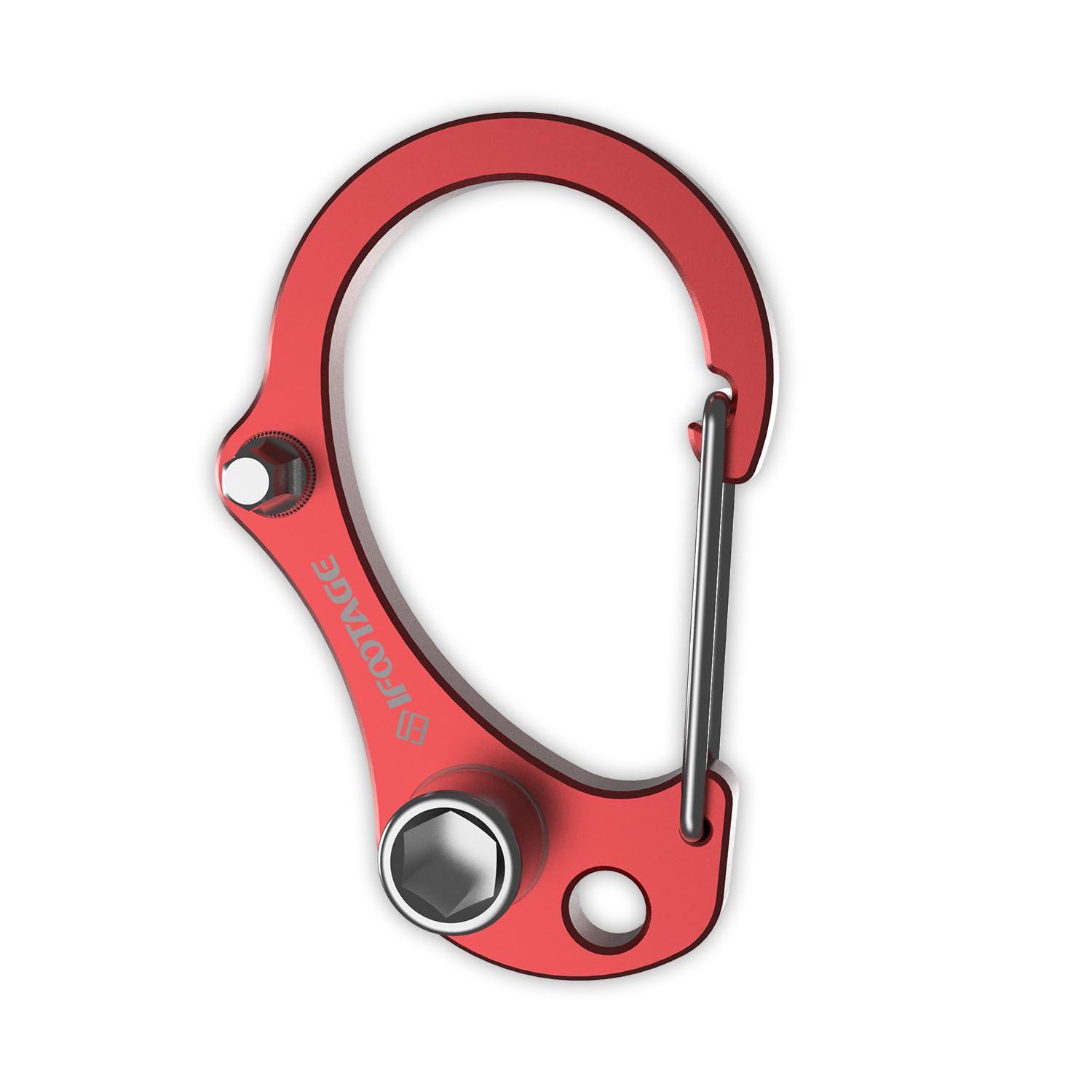 IFOOTAGE Red Tool Hook,4mm Hex Wrench,Handy 7mm Hex Socket,for Camera Tripod Monopod Tool Kit, Adjust the Quick Release Plate or Camera Screw