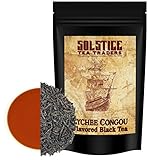 Lychee Congou Loose Leaf Black Tea (8-Ounce Bulk Bag); Makes 100+ Cups of Tea